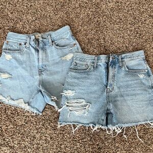 Madewell The Momjean Shorts, Bundle of 2- Size 26